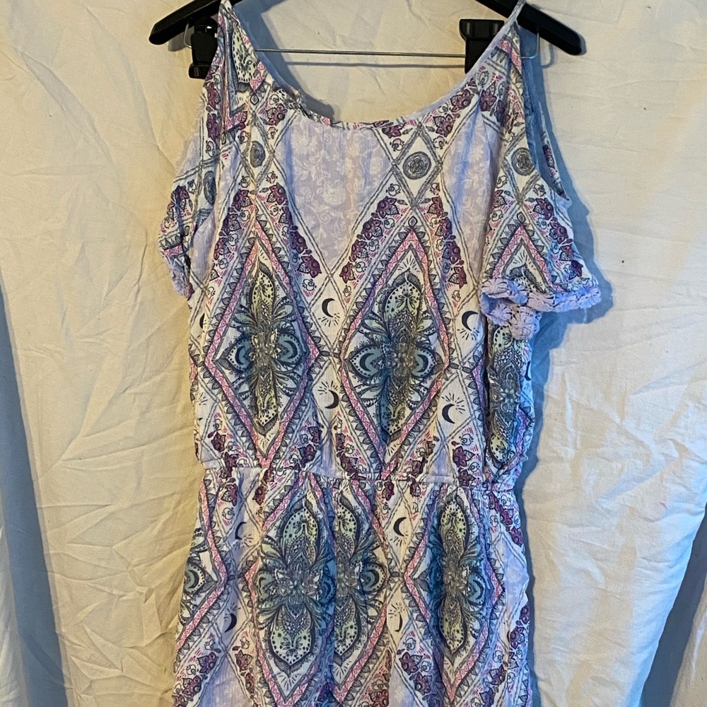 💥girls cold shoulder romper